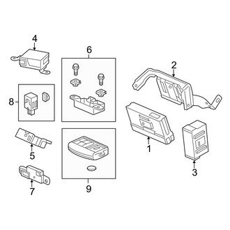 Acura OE - Electrical - Keyless Entry Components (Smart Entry Components), (Base / Sport Hybrid SH-AWD)