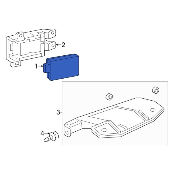 Blind Spot Detection System Warning Sensor