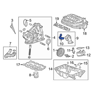 Acura OE - Engine Oil Filter Adapter Gasket
