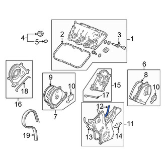 Acura OE - Engine Timing Cover Gasket