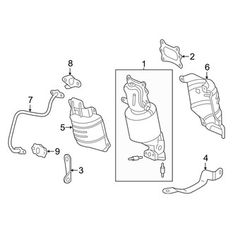 Acura OE - Exhaust System - Manifold (Sport Hybrid SH-AWD)