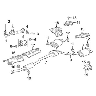 Acura OE - Exhaust System - Exhaust Components