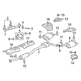 Acura OE - Exhaust Muffler Gasket