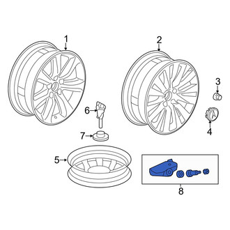 Acura OE - Tire Pressure Monitoring System (TPMS) Sensor