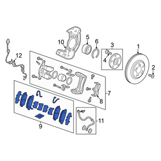 Acura OE - Front Disc Brake Pad Set