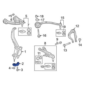 Acura OE - Right Suspension Control Arm Bracket