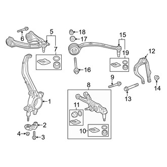 Acura OE - Front Suspension - Suspension Components