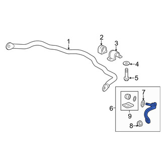 Acura OE - Front Right Suspension Stabilizer Bar Link Kit