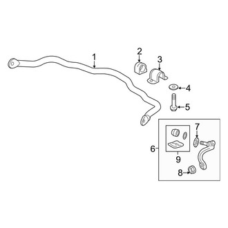Acura OE - Front Suspension - Stabilizer Bar & Components (Base / Sport Hybrid SH-AWD)