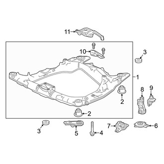 Acura OE - Front Suspension - Suspension Mounting