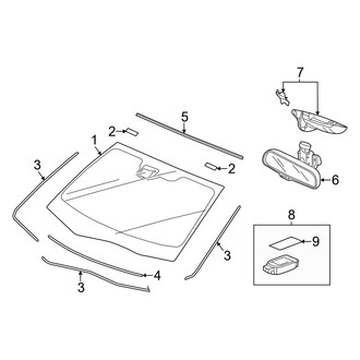 Acura OE - Windshield - Glass