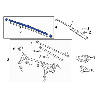 Acura OE - Left Wiper Blade