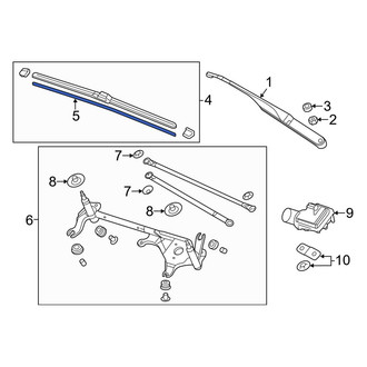Acura OE - Left Wiper Blade Refill