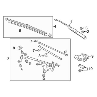 Acura OE - Windshield - Wiper & Washer Components (Wiper Components)