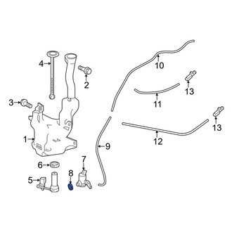 Acura OE - Windshield Washer Pump Grommet