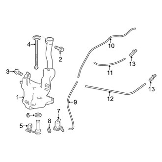 Acura OE - Windshield - Wiper & Washer Components (Washer Components)