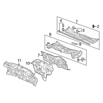 Acura OE - Cowl Cover Clip