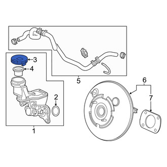 Acura OE - Brake Master Cylinder Reservoir Cap