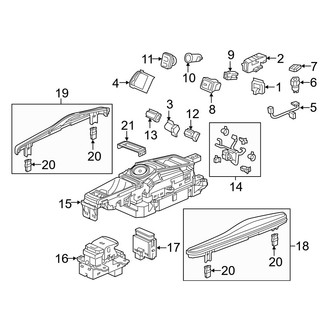 Acura OE - Center Console (Switches & Controls), (Sport Hybrid SH-AWD)