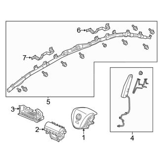 Acura OE - Restraint Systems - Air Bag Components (Air Bags)