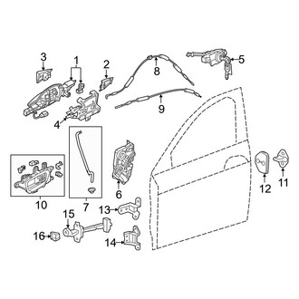 Acura OE - Front Door - Lock & Hardware