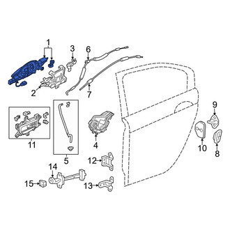 Acura OE - Front Right Outer Exterior Door Handle