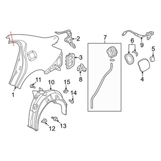 Acura OE - Quarter Panel & Components