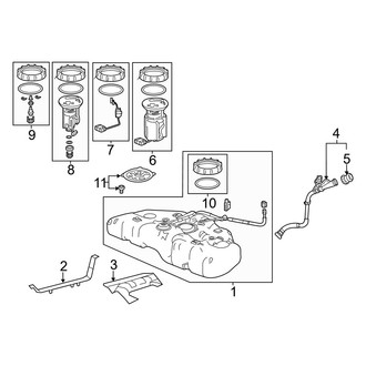 Acura OE - Fuel System Components (Base)