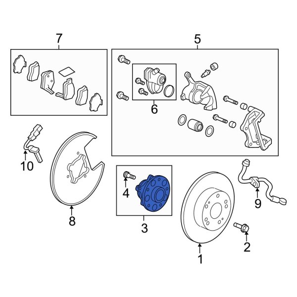 Wheel Bearing and Hub Assembly