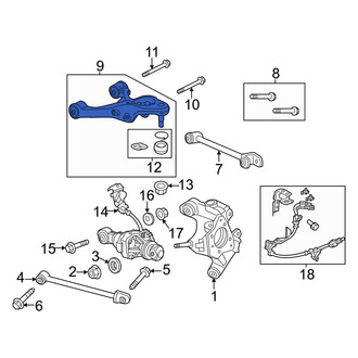Acura OE - Rear Right Lower Suspension Control Arm