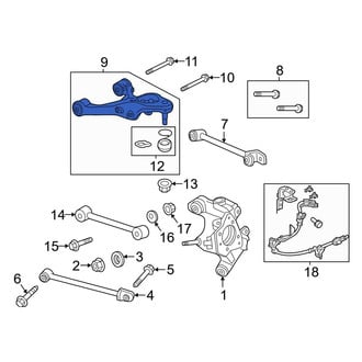 Acura OE - Rear Right Lower Suspension Control Arm