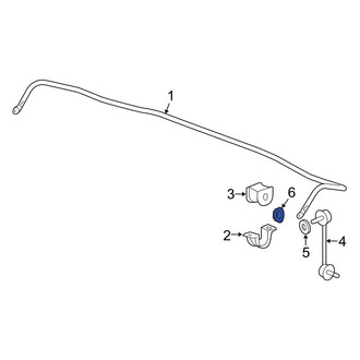 Acura OE - Rear Suspension Stabilizer Bar Link Nut
