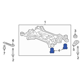 Acura OE - Front Suspension Crossmember Insulator