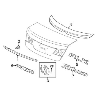 Acura OE - Trunk Lid - Exterior Trim