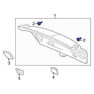 Acura OE - Deck Lid Trim Clip