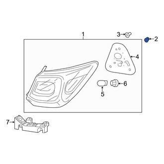 Acura OE - Tail Light Nut