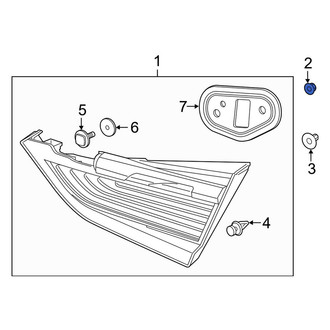 Acura OE - Back Up Light Assembly Nut