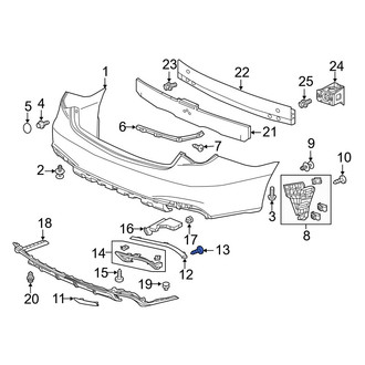 Acura OE - Bumper Trim Screw
