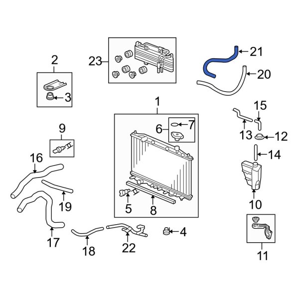 Automatic Transmission Oil Cooler Hose