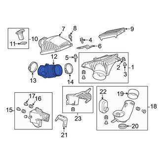 Acura OE - Engine Air Intake Hose
