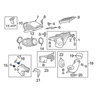 Acura OE - Engine Air Intake Resonator Insulator