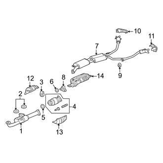 Acura OE - Exhaust System - Exhaust Components