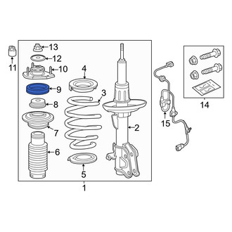 Acura OE - Front Suspension Strut Bearing