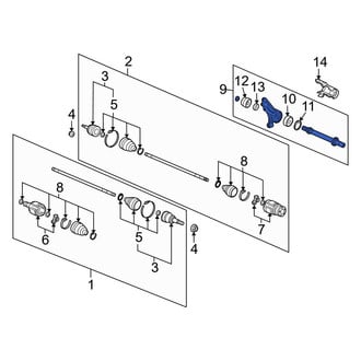 Acura OE - CV Intermediate Shaft