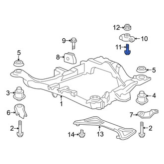 Acura OE - Coil Spring Retainer Bolt