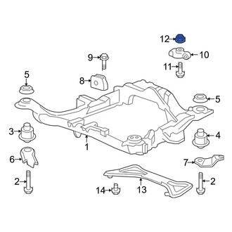 Acura OE - Engine Cradle Nut