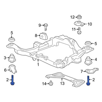 Acura OE - Front Engine Cradle Bolt