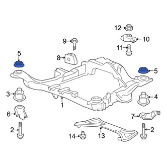 Acura OE - Rear Upper Suspension Crossmember Insulator