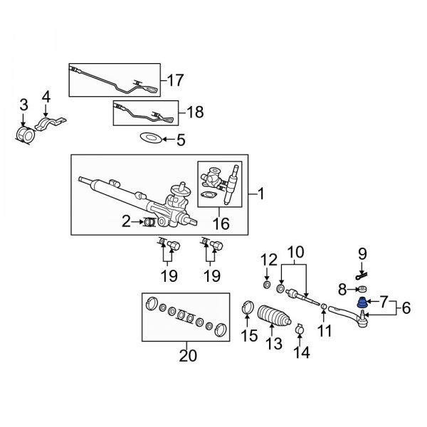 Steering Tie Rod End Boot