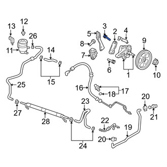 Acura OE - Power Steering Pump Mounting Bolt